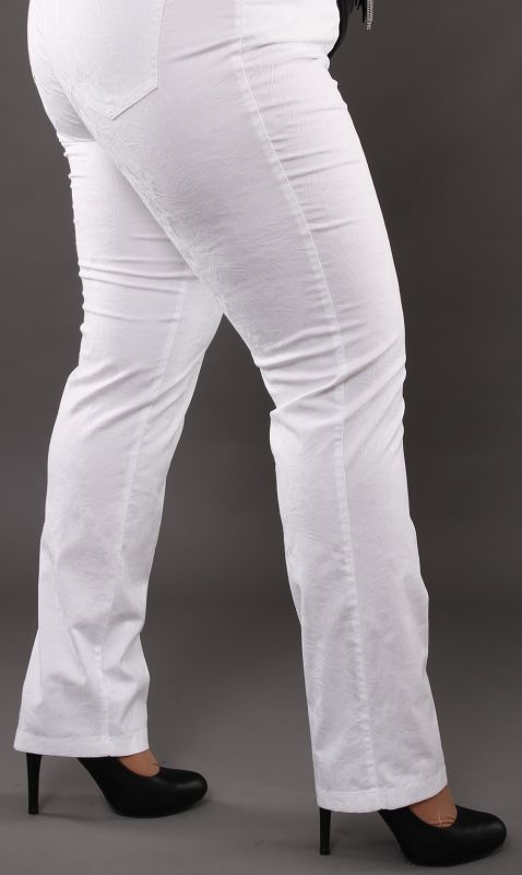 KJ Brand - Stretch Hose/Jeans (Betty) - wei - Gr. 46 und 52